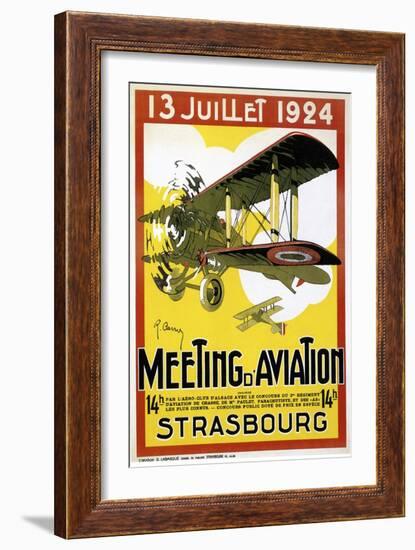 Strasbourg Aviation-null-Framed Giclee Print