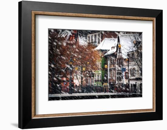 Strasbourg under the Snow-Philippe Sainte-Laudy-Framed Photographic Print