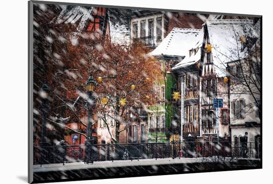 Strasbourg under the Snow-Philippe Sainte-Laudy-Mounted Photographic Print
