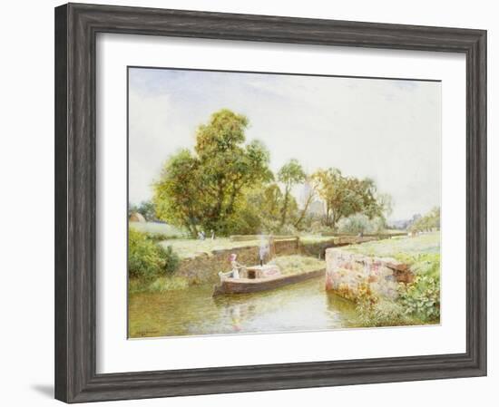 Stratford Lock-Arthur Claude Strachan-Framed Giclee Print