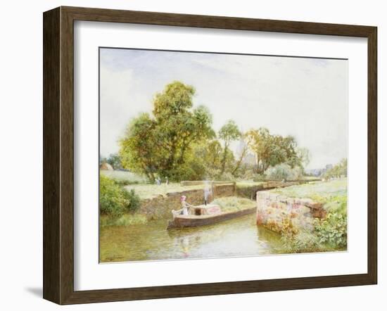 Stratford Lock-Arthur Claude Strachan-Framed Giclee Print