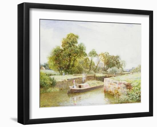 Stratford Lock-Arthur Claude Strachan-Framed Giclee Print