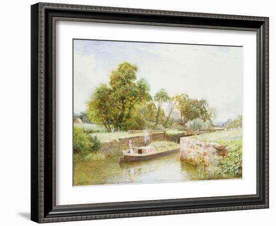 Stratford Lock-Arthur Claude Strachan-Framed Giclee Print