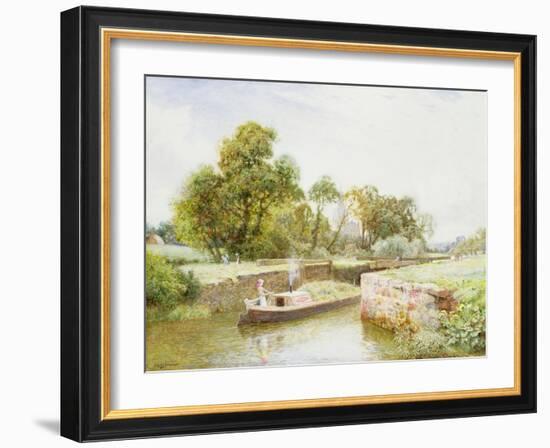 Stratford Lock-Arthur Claude Strachan-Framed Giclee Print