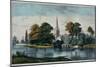 Stratford on Avon-Currier & Ives-Mounted Giclee Print