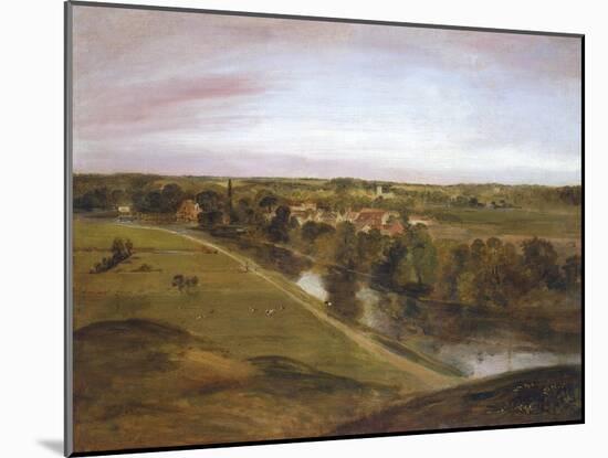 Stratford St Mary from the Coombs-John Constable-Mounted Art Print