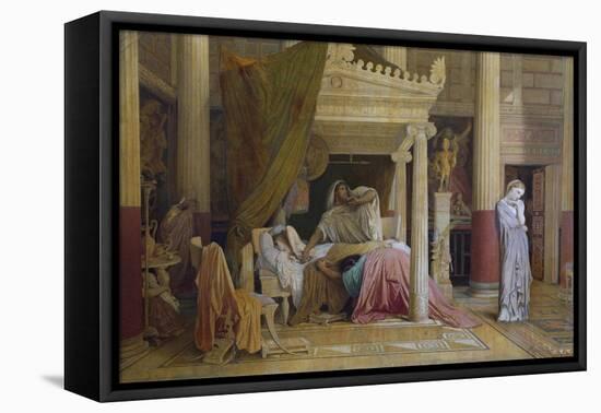 Stratonice or Antiochus' Illness-Jean-Auguste-Dominique Ingres-Framed Premier Image Canvas