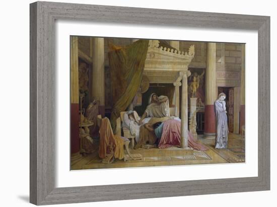 Stratonice or Antiochus' Illness-Jean-Auguste-Dominique Ingres-Framed Giclee Print