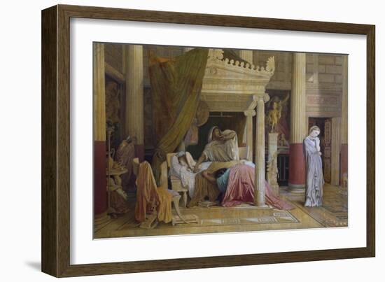 Stratonice or Antiochus' Illness-Jean-Auguste-Dominique Ingres-Framed Giclee Print