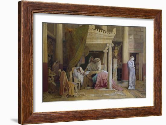 Stratonice or Antiochus' Illness-Jean-Auguste-Dominique Ingres-Framed Giclee Print