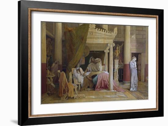 Stratonice or Antiochus' Illness-Jean-Auguste-Dominique Ingres-Framed Giclee Print