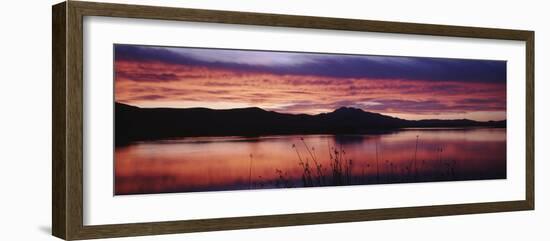 Stratus Clouds, Cutler Reservoir, Bear River, Cache Valley, Great Basin, Utah, USA-Scott T. Smith-Framed Photographic Print