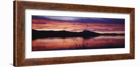 Stratus Clouds, Cutler Reservoir, Bear River, Cache Valley, Great Basin, Utah, USA-Scott T. Smith-Framed Photographic Print