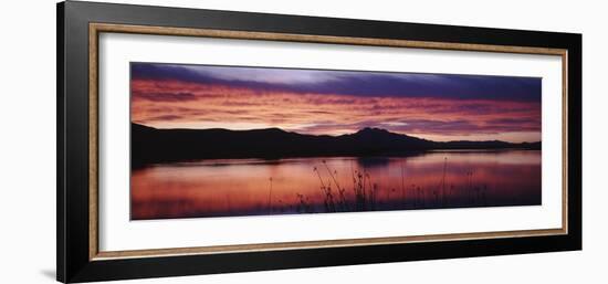 Stratus Clouds, Cutler Reservoir, Bear River, Cache Valley, Great Basin, Utah, USA-Scott T. Smith-Framed Photographic Print