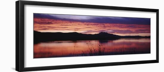 Stratus Clouds, Cutler Reservoir, Bear River, Cache Valley, Great Basin, Utah, USA-Scott T. Smith-Framed Photographic Print