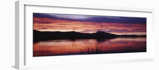 Stratus Clouds, Cutler Reservoir, Bear River, Cache Valley, Great Basin, Utah, USA-Scott T. Smith-Framed Photographic Print