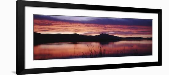 Stratus Clouds, Cutler Reservoir, Bear River, Cache Valley, Great Basin, Utah, USA-Scott T. Smith-Framed Photographic Print