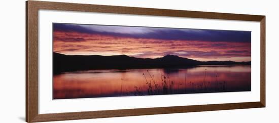 Stratus Clouds, Cutler Reservoir, Bear River, Cache Valley, Great Basin, Utah, USA-Scott T. Smith-Framed Photographic Print