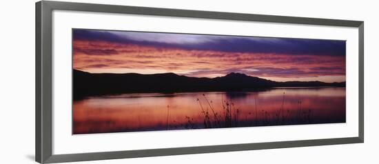 Stratus Clouds, Cutler Reservoir, Bear River, Cache Valley, Great Basin, Utah, USA-Scott T. Smith-Framed Photographic Print