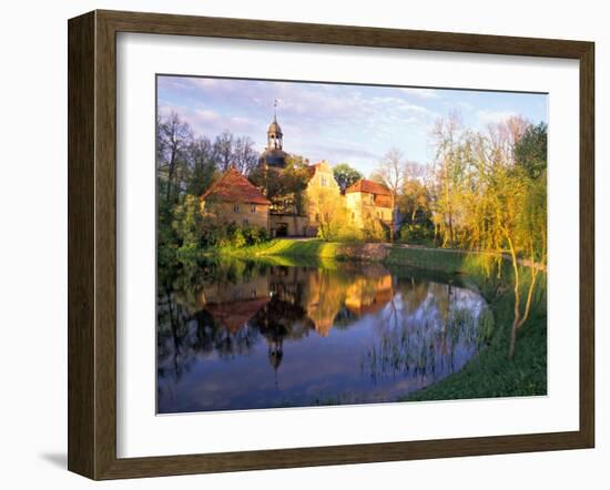 Straupe Castle in Gauja National Park, Latvia-Janis Miglavs-Framed Photographic Print