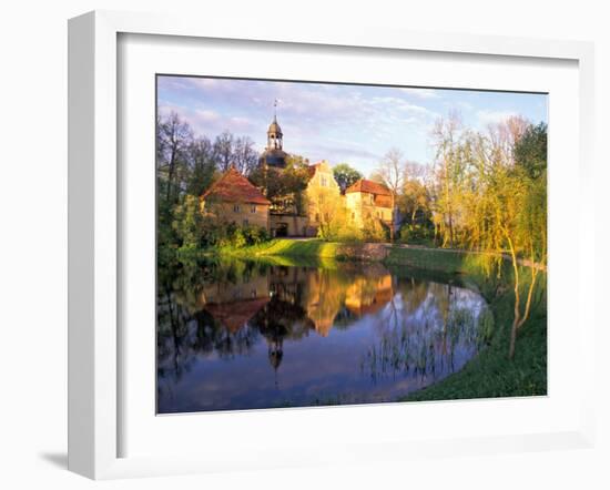 Straupe Castle in Gauja National Park, Latvia-Janis Miglavs-Framed Photographic Print