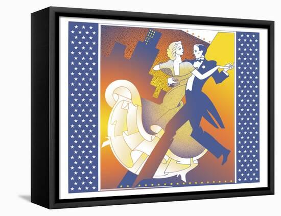 Straussball-David Chestnutt-Framed Premier Image Canvas