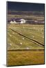 Straw Bales and Fields Close to 'Brautarholt', West Iceland, Iceland-Rainer Mirau-Mounted Photographic Print