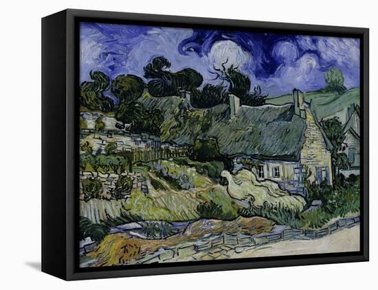 Straw-Decked Houses in Auvers-Sur-Oise, c.1890-Vincent van Gogh-Framed Premier Image Canvas