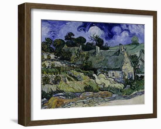 Straw-Decked Houses in Auvers-Sur-Oise, c.1890-Vincent van Gogh-Framed Giclee Print