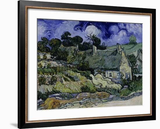 Straw-Decked Houses in Auvers-Sur-Oise, c.1890-Vincent van Gogh-Framed Giclee Print