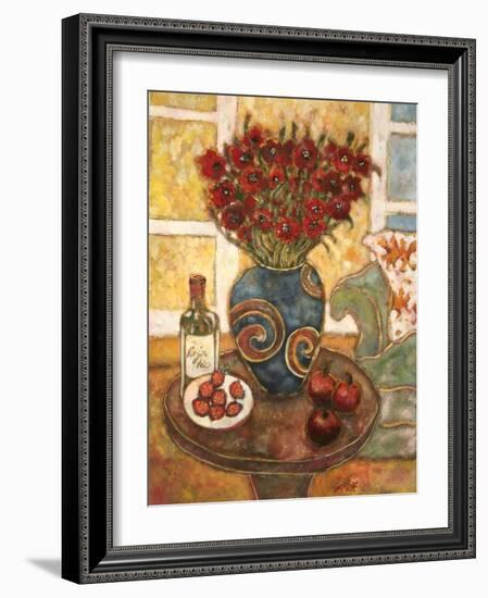 Straw Flowers-Lorraine Platt-Framed Giclee Print