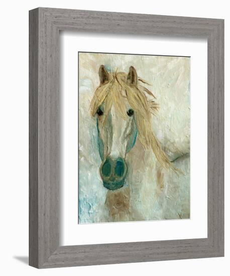 Straw Horse-Cody Alice Moore-Framed Art Print