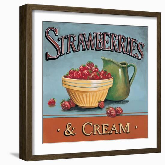 Strawberries and Cream-Gregory Gorham-Framed Art Print