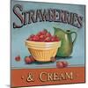 Strawberries and Cream-Gregory Gorham-Mounted Art Print