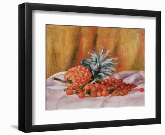 Strawberries and Pineapple, C.1895-Pierre-Auguste Renoir-Framed Giclee Print