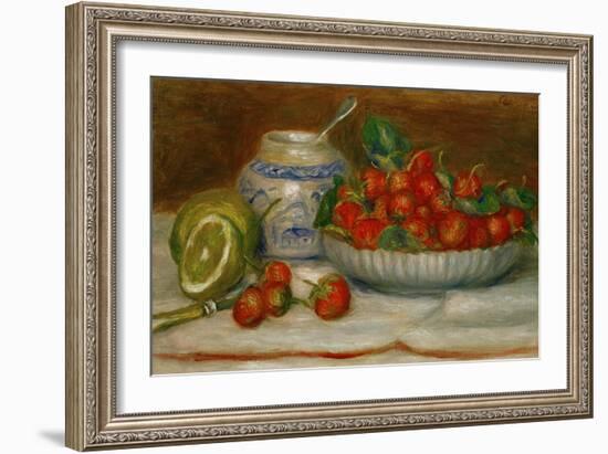 Strawberries, circa 1905-Pierre-Auguste Renoir-Framed Giclee Print