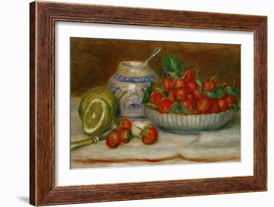 Strawberries, circa 1905-Pierre-Auguste Renoir-Framed Giclee Print
