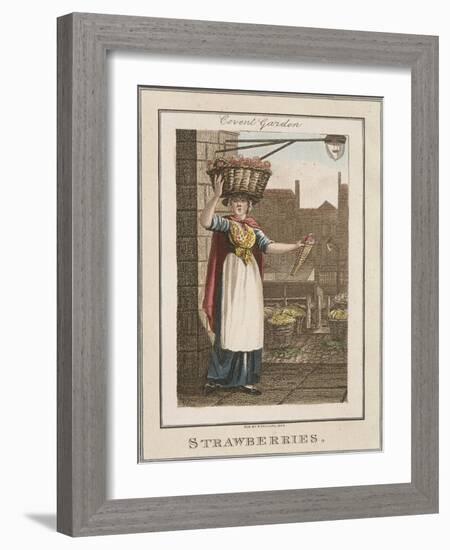 Strawberries, Cries of London, 1804-William Marshall Craig-Framed Giclee Print