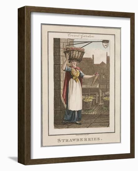 Strawberries, Cries of London, 1804-William Marshall Craig-Framed Giclee Print