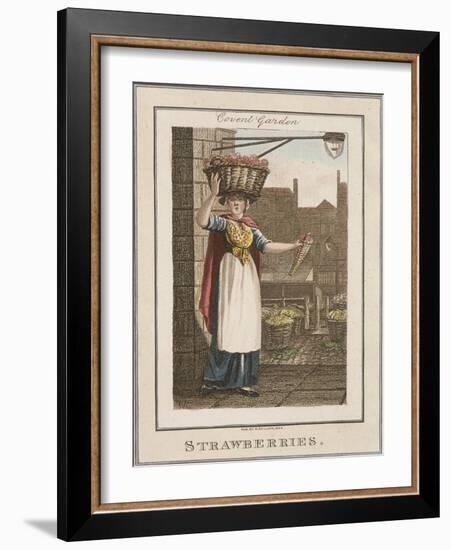 Strawberries, Cries of London, 1804-William Marshall Craig-Framed Giclee Print