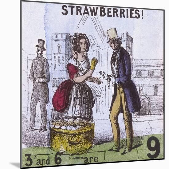 Strawberries!, Cries of London, C1840-TH Jones-Mounted Giclee Print
