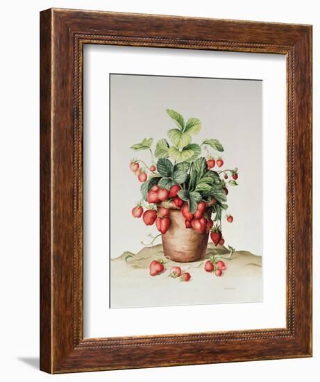 Strawberries in a Pot, 1998-Amelia Kleiser-Framed Giclee Print