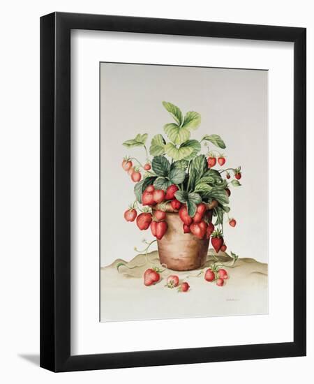 Strawberries in a Pot, 1998-Amelia Kleiser-Framed Giclee Print