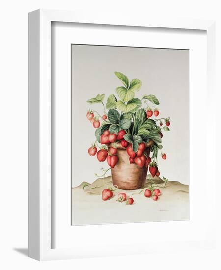 Strawberries in a Pot, 1998-Amelia Kleiser-Framed Giclee Print