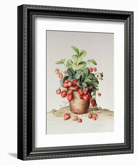 Strawberries in a Pot, 1998-Amelia Kleiser-Framed Giclee Print