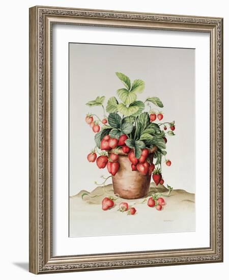 Strawberries in a Pot, 1998-Amelia Kleiser-Framed Giclee Print