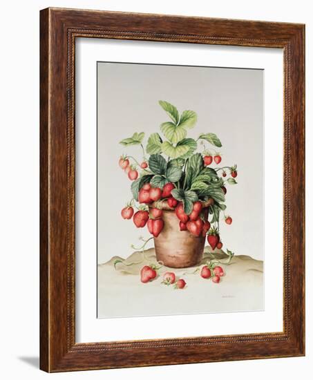 Strawberries in a Pot, 1998-Amelia Kleiser-Framed Giclee Print