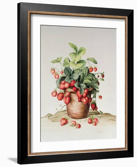 Strawberries in a Pot, 1998-Amelia Kleiser-Framed Giclee Print