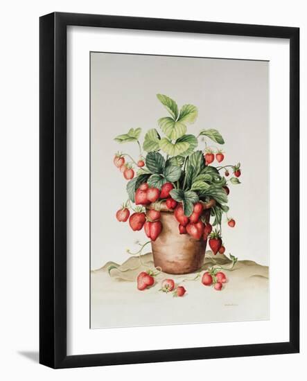 Strawberries in a Pot, 1998-Amelia Kleiser-Framed Giclee Print