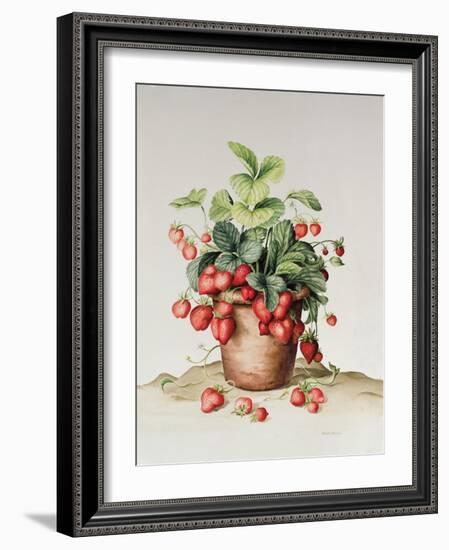 Strawberries in a Pot, 1998-Amelia Kleiser-Framed Giclee Print